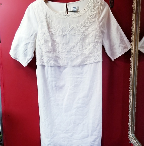 Old Navy Dresses & Skirts - Old Navy linen and lace dress